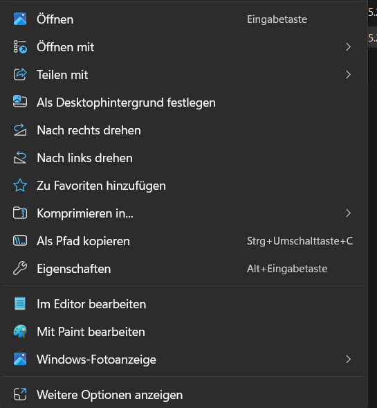 Windows 11 Kontext-Menü unübersichtlich?